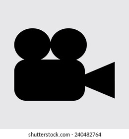 Camera icons on a grey background