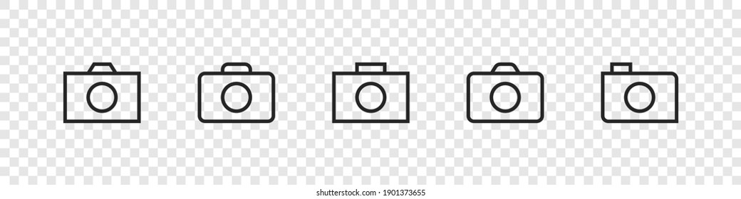 Camera icons. Photo camera icons. Camera symbol for your web site design, logo, app, UI. Vector illustration