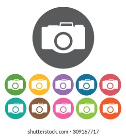 Camera  icons set. Vector Illustration eps10
