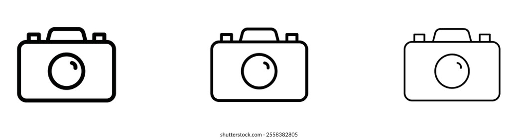 Camera icons in tree different stroke sizes