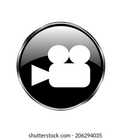 Camera icons  - vector button