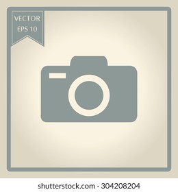 Camera icons. Vector illustration