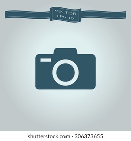 Camera icons. Vector illustration.