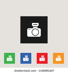 Camera icon,stock vector illustration, EPS10. 