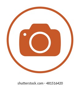  Camera  icon,vector. Flat design.