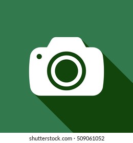  Camera  icon,vector. Flat design.