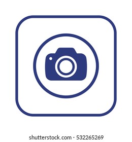  Camera  icon,vector. Flat design.