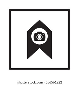  Camera  icon,vector. Flat design.