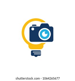 Camera Idea Logo Icon Design