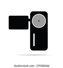 camera illustration in black color