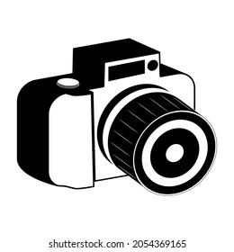 Camera Illustration easy editable vector icon
