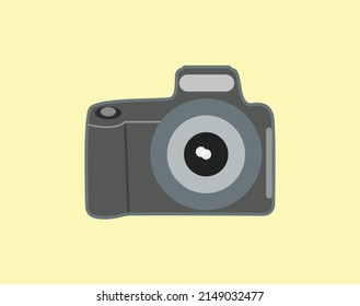 Vektorgrafik der Kamera. Vektorkunst, Symbole und Grafiken der Kamera.  Premium-Vektorgrafik