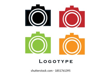camera image logo on white background colors