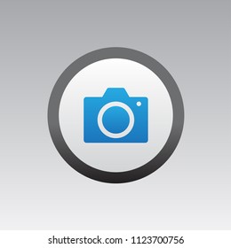 camera image picture icon buttons vector 