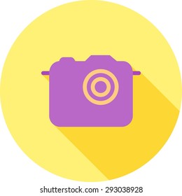 Camera, image, pictures icon vector image. Can also be used for phone and communication. Suitable for use on web apps, mobile apps and print media.