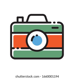 a camera image that can be used as icon, symbol, or illustrations.