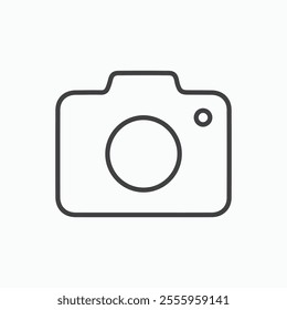 Camera isolated icon. vector illustration.