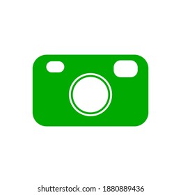 Camera isolated on white background