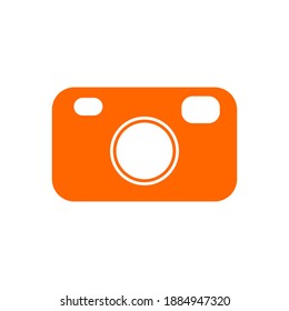 Camera isolated on white background