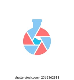 camera lab logo vector, icon, element, and template for company