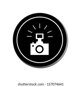 camera label on white background