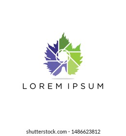 Camera leaf  Logo Images, Stock Photos & Vectors