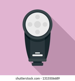 Camera led flash icon. Flat illustration of camera led flash vector icon for web design