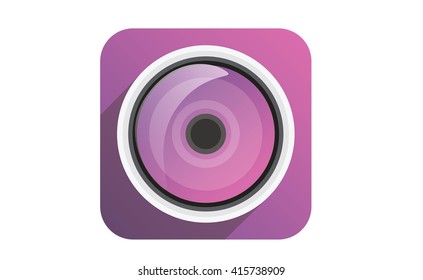 Camera lens app icon