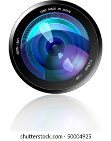 Camera Lens - Blue