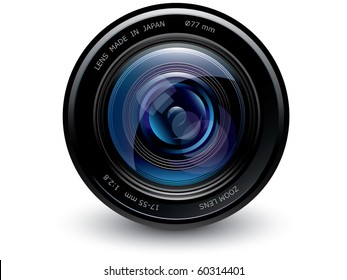 Camera lens BLUE