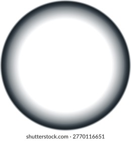 Camera lens circular vignette gradient background optical blur round frame PNG