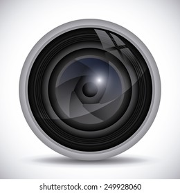 camera lens design, vector illustration eps10 graphic 