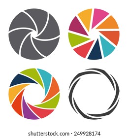 camera lens design, vector illustration eps10 graphic 