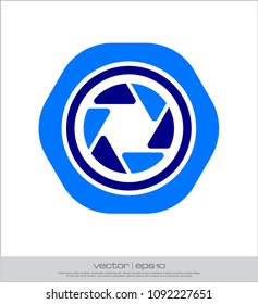 camera lens eye icon