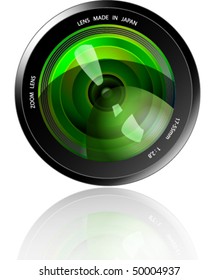 Camera Lens - Green