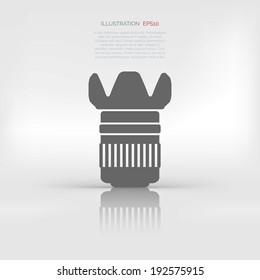 Camera lens icon