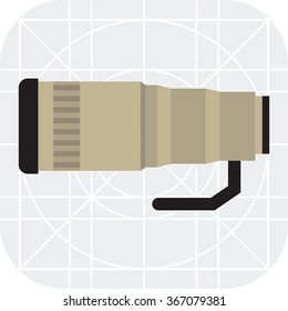 Camera lens icon
