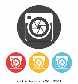 camera lens icon