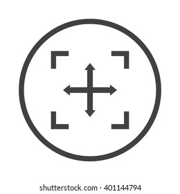Camera lens icon