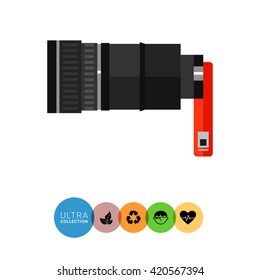 Camera lens icon
