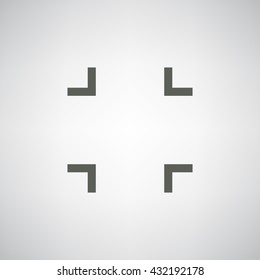Camera lens icon