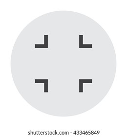 Camera lens icon
