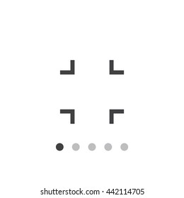 Camera lens icon