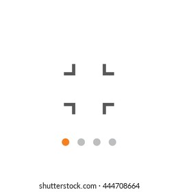 Camera lens icon