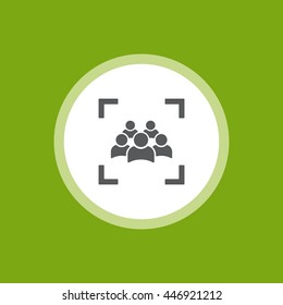 Camera lens icon