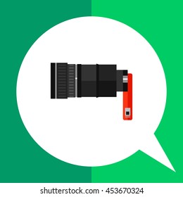 Camera lens icon