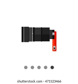 Camera lens icon