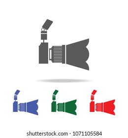 camera lens icon. Elements of photo camera in multi colored icons. Premium quality graphic design icon. Simple icon for websites, web design, mobile app, info graphics on white background