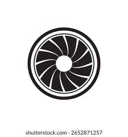 Design de Elemento de Ilustração de Ícone de Lente de Câmera