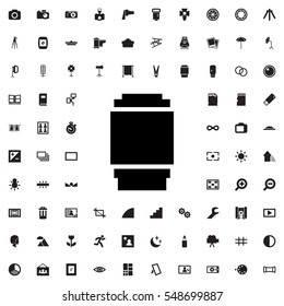 camera lens icon illustration isolated vector sign symbol